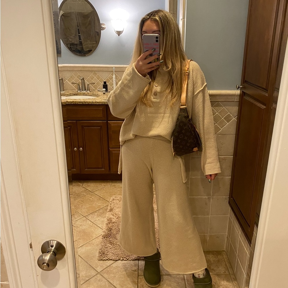Free people hailee sweater set